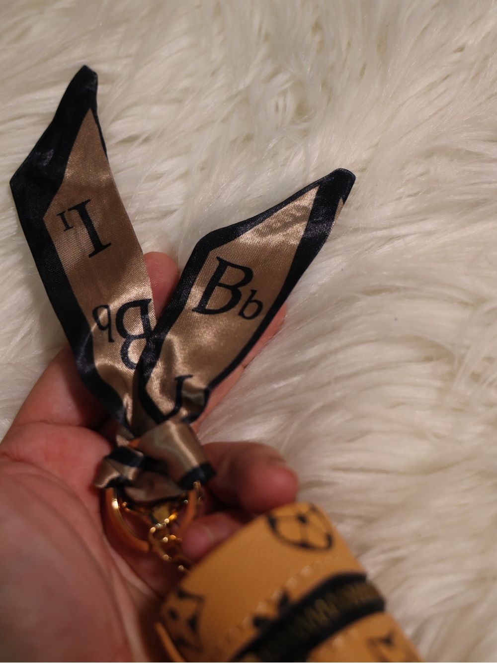 Yellow Monogram Mini Zip Case - Picture 3 of 5